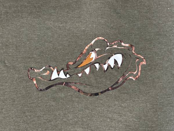 Gator Fasteners - Gator Fasteners Brown Camo Gator Head T-Shirt