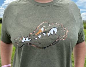 Gator Fasteners - Gator Fasteners Brown Camo Gator Head T-Shirt - Image 14